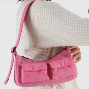 Baggu Cargo Shoulder Bag in Azalea Pink